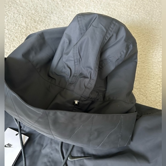 Nike Therma-Fit Life 3-in-1 Parka Jacket Water Repel Grey Mens Small OVERSIZED - Picture 10 of 14